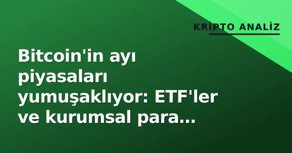 Bitcoin'in ayı piyasaları yumuşaklıyor: ETF'ler ve kurumsal para döngüyü değiştirdi görseli