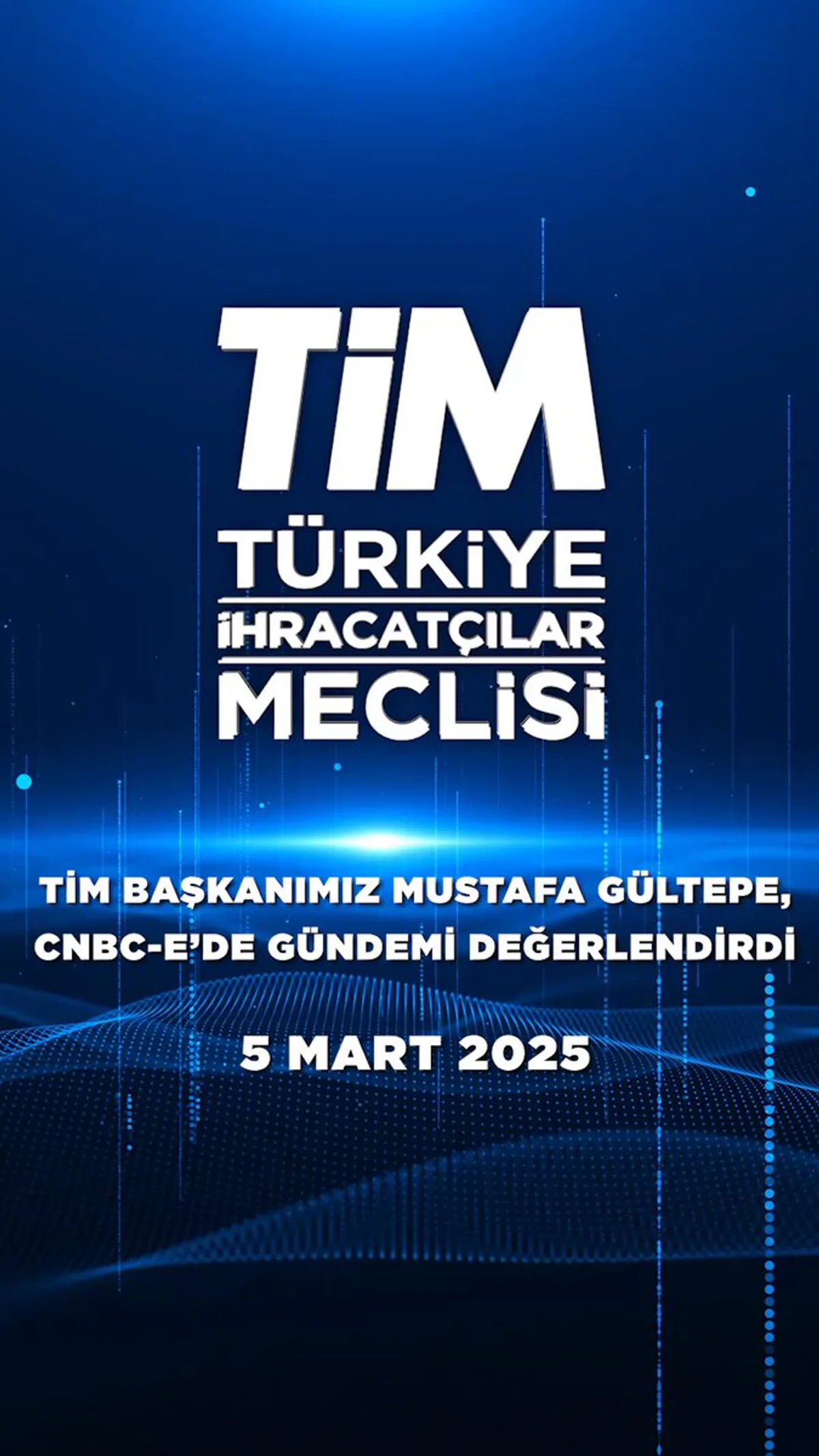 TİM Başkanı Mustafa Gültepe: İhracatı Artırmak İçin Büyük Çalışma İçindeyiz TİM Başkanı Mustafa Gültepe: İhracatı Artırmak İçin Büyük Çalışma İçindeyiz