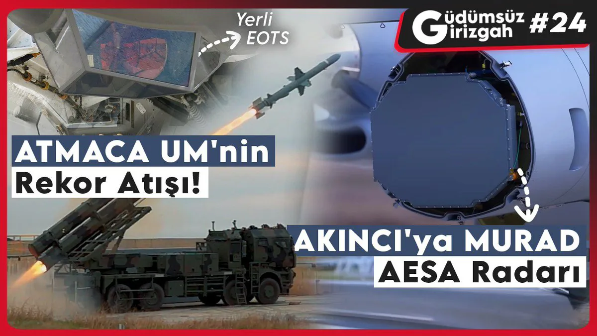 AKINCI TİHA, MURAD AESA Radarı ve Atmacanın Rekor Performansı: Türkiye'nin İleriye Dönük Hava Savunma Stratejisi AKINCI TİHA, MURAD AESA Radarı ve Atmacanın Rekor Performansı: Türkiye'nin İleriye Dönük Hava Savunma Stratejisi