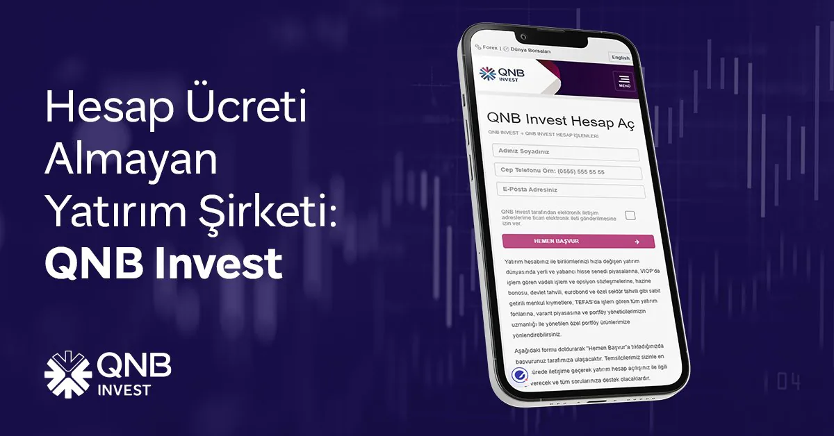 QNB Finansinvest, 2025'ten İtibaren Hesap İşletim Ücreti Almayacak QNB Finansinvest, 2025'ten İtibaren Hesap İşletim Ücreti Almayacak