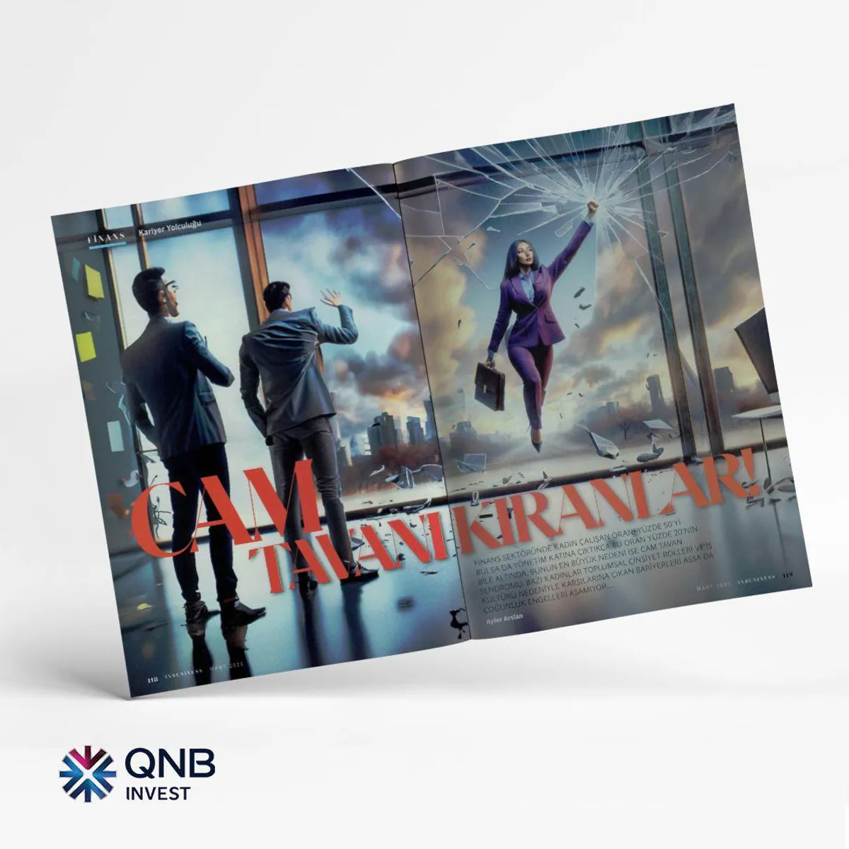 QNB Finansinvest Genel Müdürü Pamir Karagöz, 'Cam Tavanları Kıranlar' Dosyasında Konuştu QNB Finansinvest Genel Müdürü Pamir Karagöz, 'Cam Tavanları Kıranlar' Dosyasında Konuştu