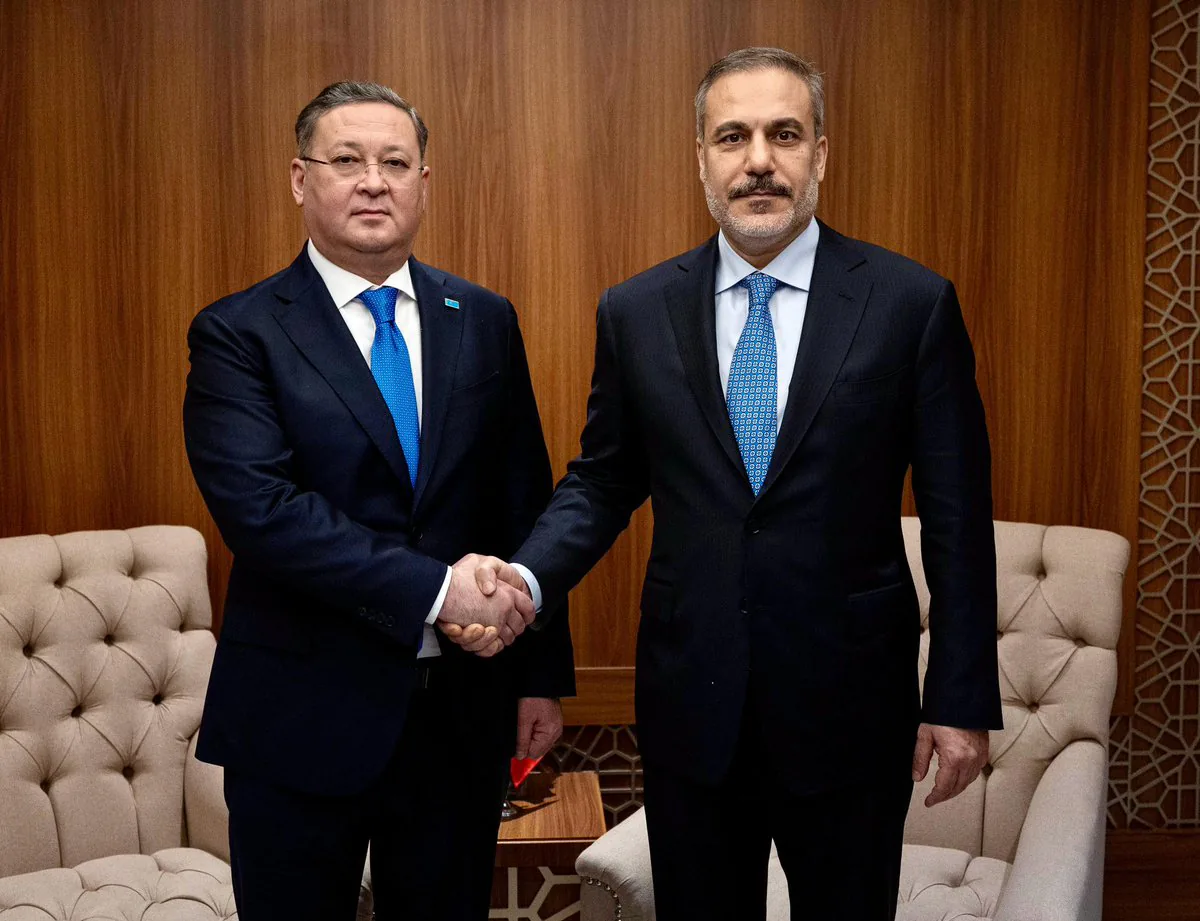 Dışişleri Bakanı Hakan Fidan, Cidde'de Kazakistan Başbakan Yardımcısı ve Dışişleri Bakanı Murat Nurtel ile Görüştü Dışişleri Bakanı Hakan Fidan, Cidde'de Kazakistan Başbakan Yardımcısı ve Dışişleri Bakanı Murat Nurtel ile Görüştü