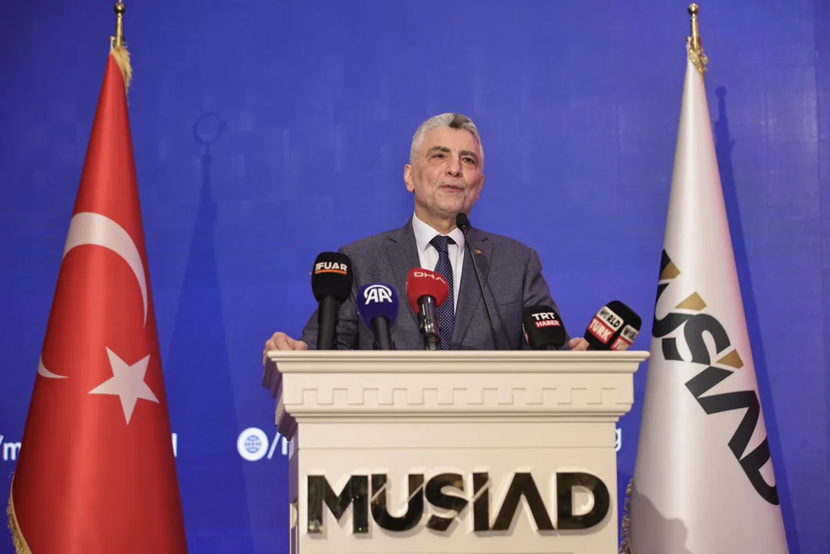 MÜSİAD'ın Geleneksel Ramazan İftarı, Ticaret Bakanı Prof. Dr. Ömer Bolat'ın Katılımı ile Gerçekleştirildi MÜSİAD'ın Geleneksel Ramazan İftarı, Ticaret Bakanı Prof. Dr. Ömer Bolat'ın Katılımı ile Gerçekleştirildi