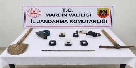 Mardin’de tarihi eser kaçakçılığı operasyonunda 4 şahıs tutuklandı