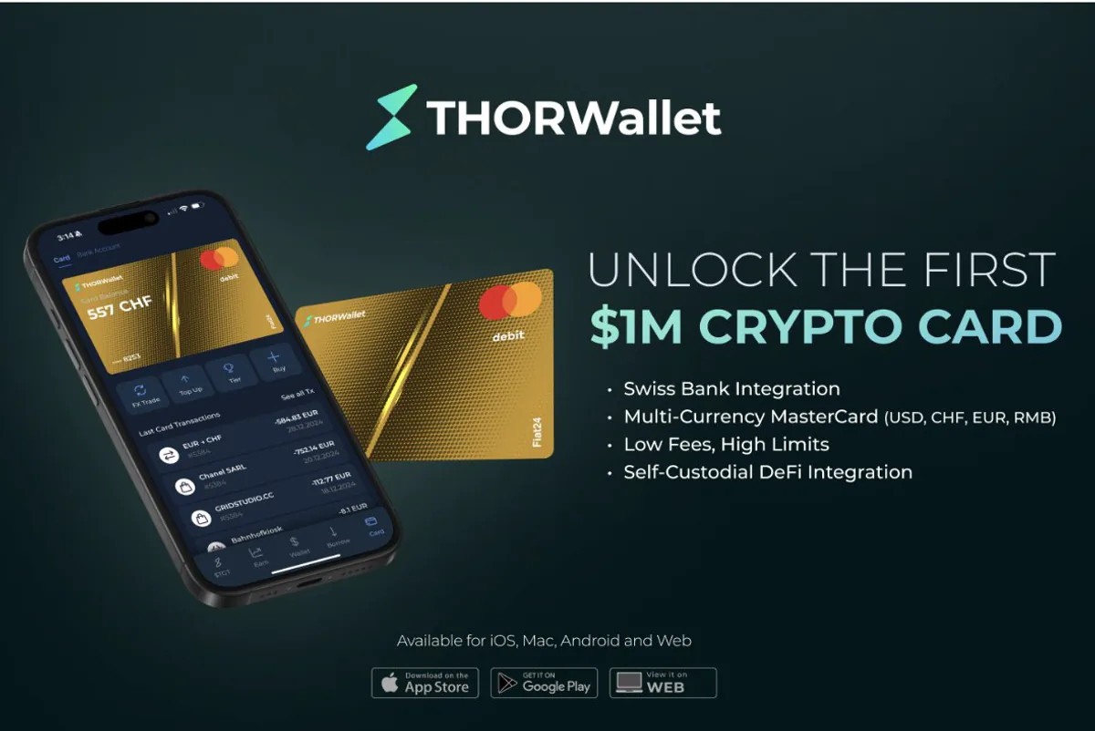 Thorwallet, Kendi Kendine Saklama Özelliğine Sahip DeFi Bankası Başlattı Thorwallet, Kendi Kendine Saklama Özelliğine Sahip DeFi Bankası Başlattı