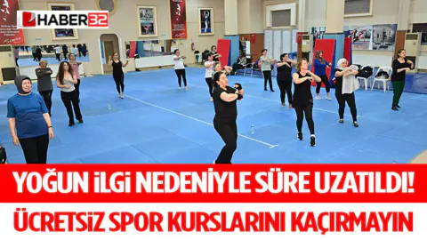 Isparta Belediyesi Ücretsiz Yaz Spor Kursları Başvuru Süresi Uzatıldı