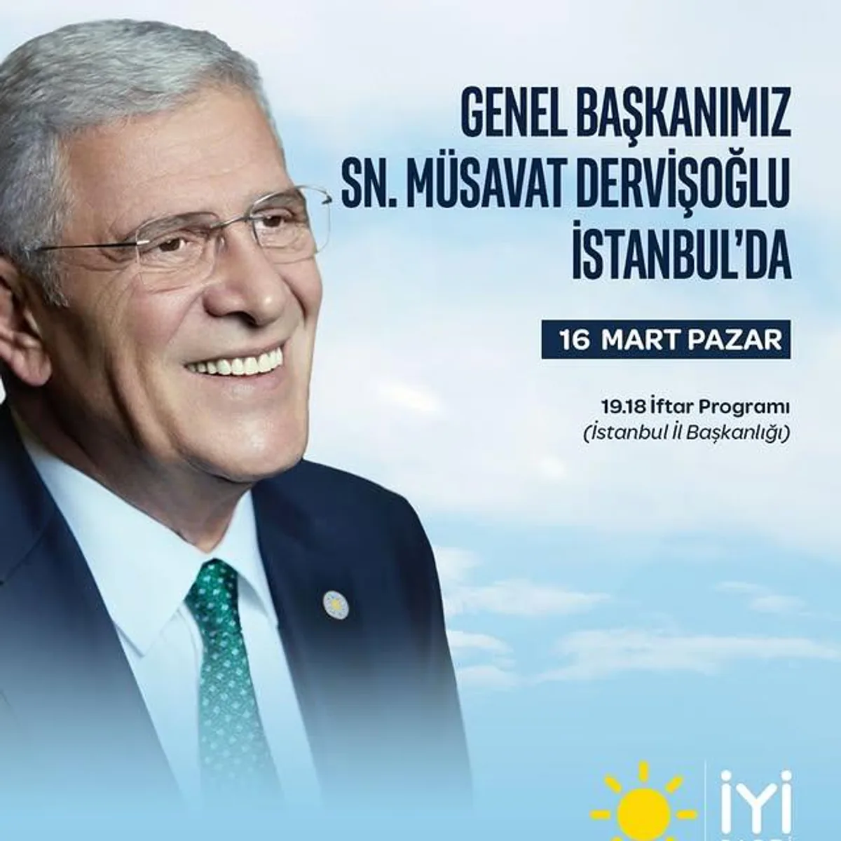 İYİ Parti Genel Başkanı Dervişoğlu, İstanbul'da Seçmenlerle Buluşacak İYİ Parti Genel Başkanı Dervişoğlu, İstanbul'da Seçmenlerle Buluşacak