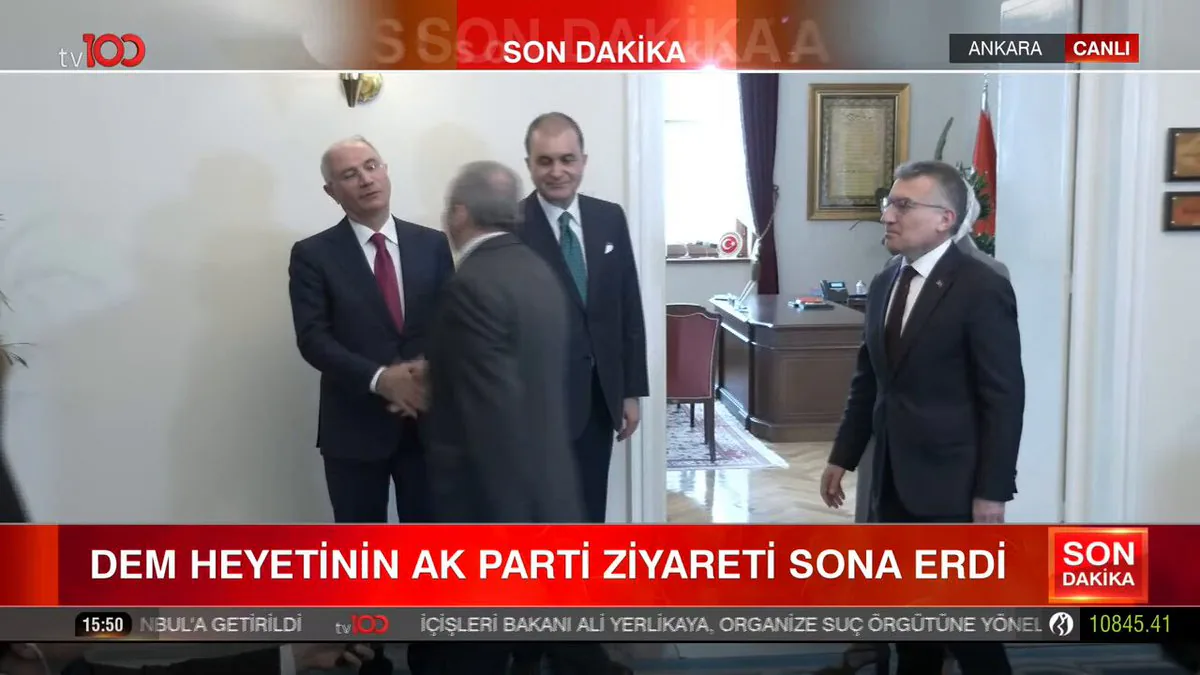 AK Parti Grup Başkanı Güler, DEM Partisi Heyetiyle Bir Araya Geldi AK Parti Grup Başkanı Güler, DEM Partisi Heyetiyle Bir Araya Geldi