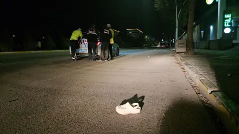 Çorum'da yaya kazası: Otomobil çarptı, 1 yaralı