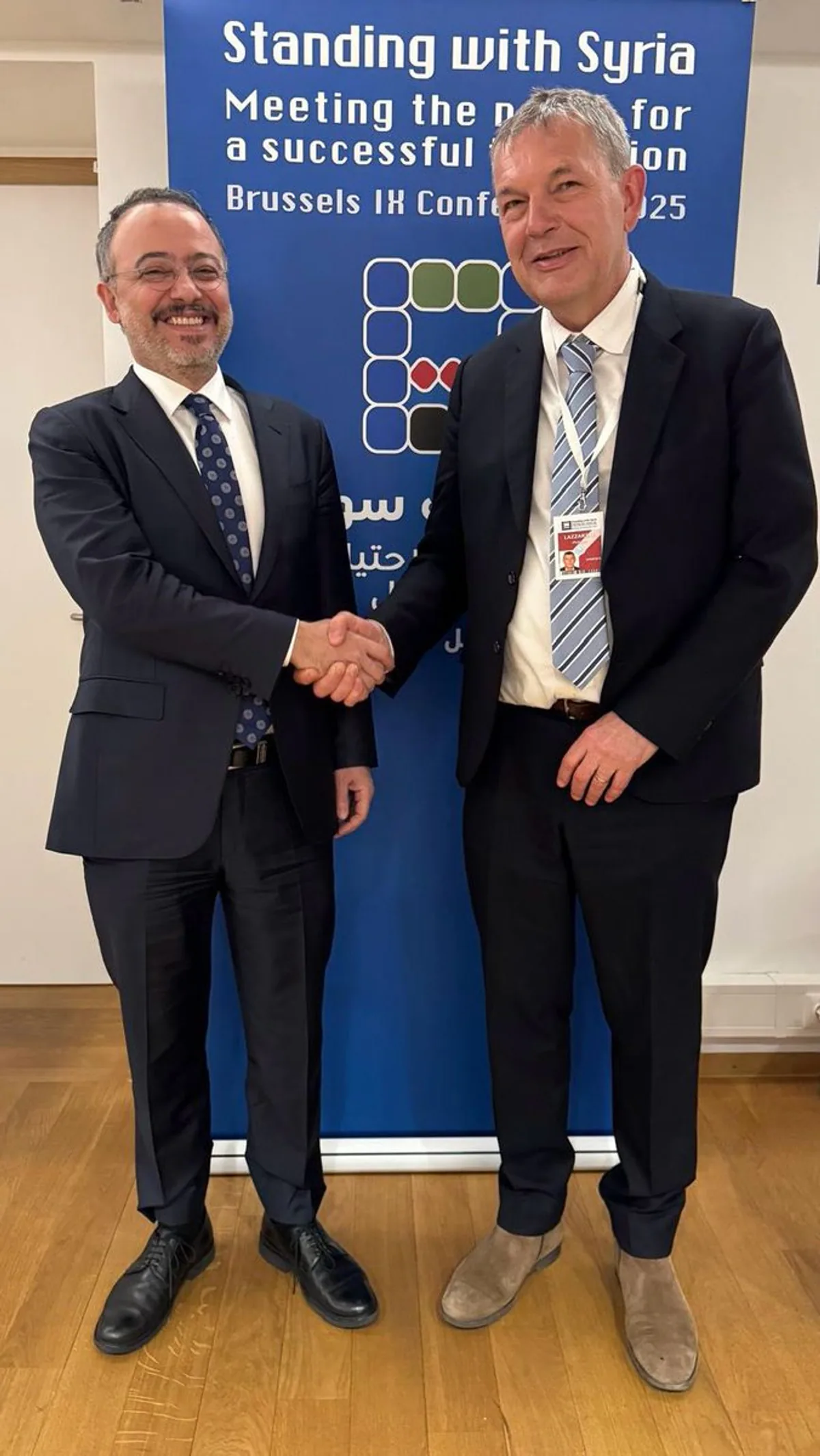 Dışişleri Bakanı Yardımcısı Yılmaz, UNRWA Genel Komiseriyle Suriye Konferansı Marjında Bir Arada Dışişleri Bakanı Yardımcısı Yılmaz, UNRWA Genel Komiseriyle Suriye Konferansı Marjında Bir Arada