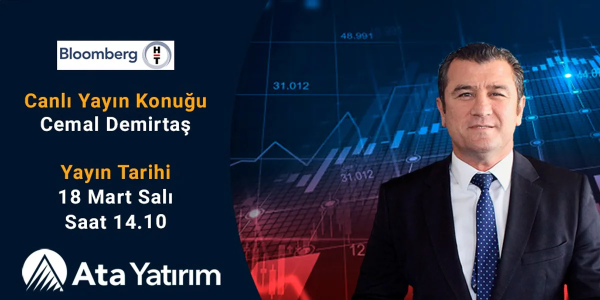 Ata Yatırım, Bloomberg HT'de Piyasa Analizi Yapacak Ata Yatırım, Bloomberg HT'de Piyasa Analizi Yapacak