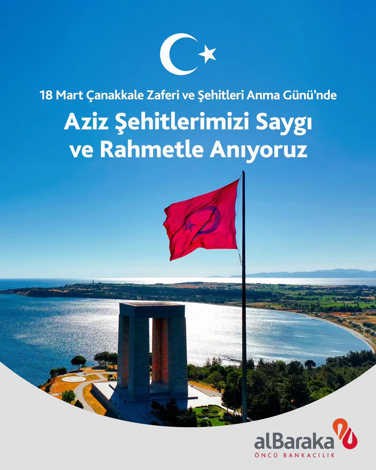 Çanakkale Zaferi ve Şehitleri, Albaraka Türk Tarafından Anıldı Çanakkale Zaferi ve Şehitleri, Albaraka Türk Tarafından Anıldı