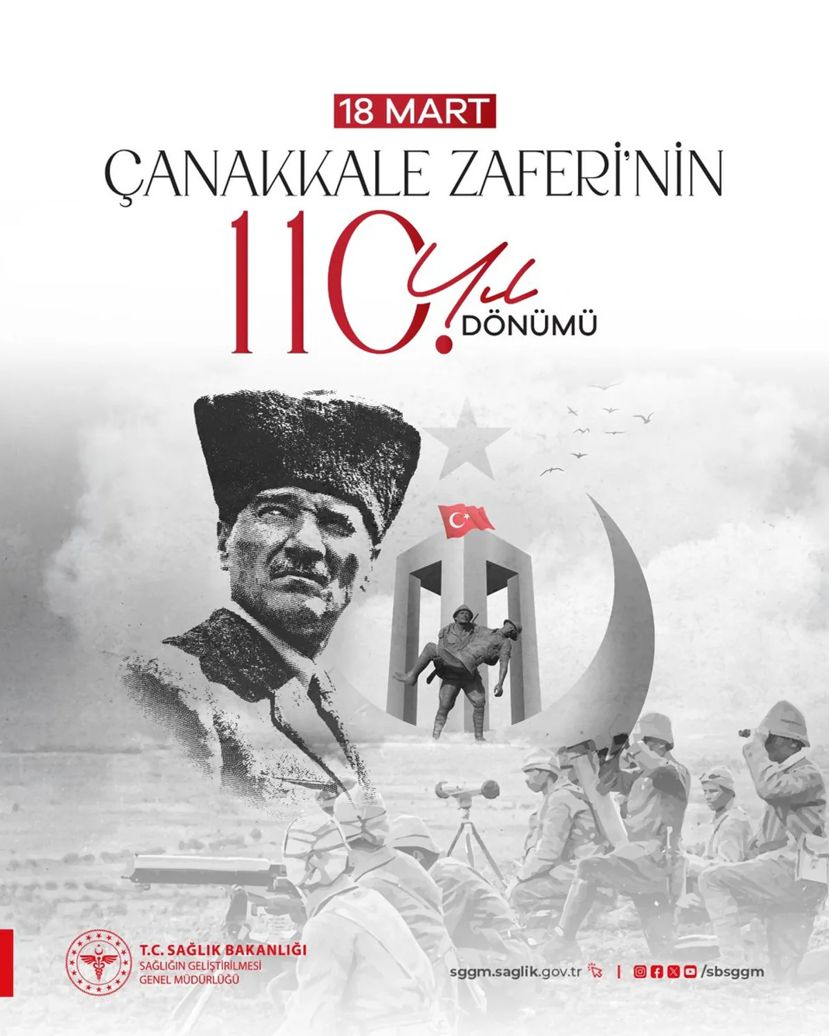 Çanakkale Zaferi'nin 110. Yılı Etkinliklerle Kutlandı Çanakkale Zaferi'nin 110. Yılı Etkinliklerle Kutlandı