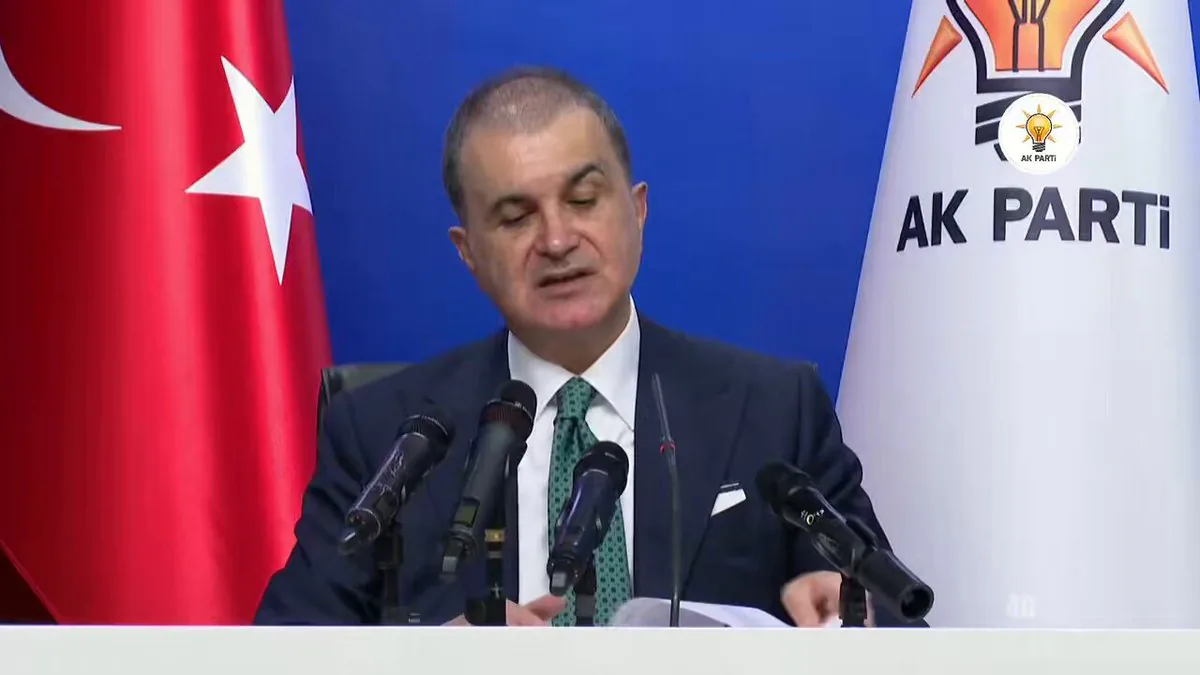 Ömer Çelik: Baas Rejimi İzlenimleri Görüyoruz, Tedbir Alındı Ömer Çelik: Baas Rejimi İzlenimleri Görüyoruz, Tedbir Alındı