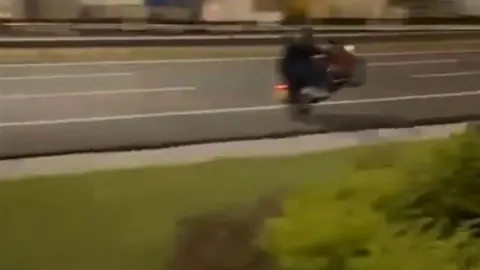 Bozüyük'te Motosikletle Akrobasi Yapan Sürücüye Ağır Ceza
