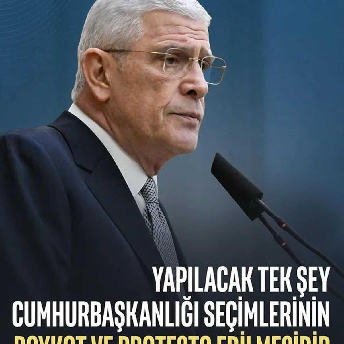 İYİ Parti Lideri Dervişoğlu: "Cumhurbaşkanı Seçimlerini Boykot Etmeliyiz" İYİ Parti Lideri Dervişoğlu: "Cumhurbaşkanı Seçimlerini Boykot Etmeliyiz"