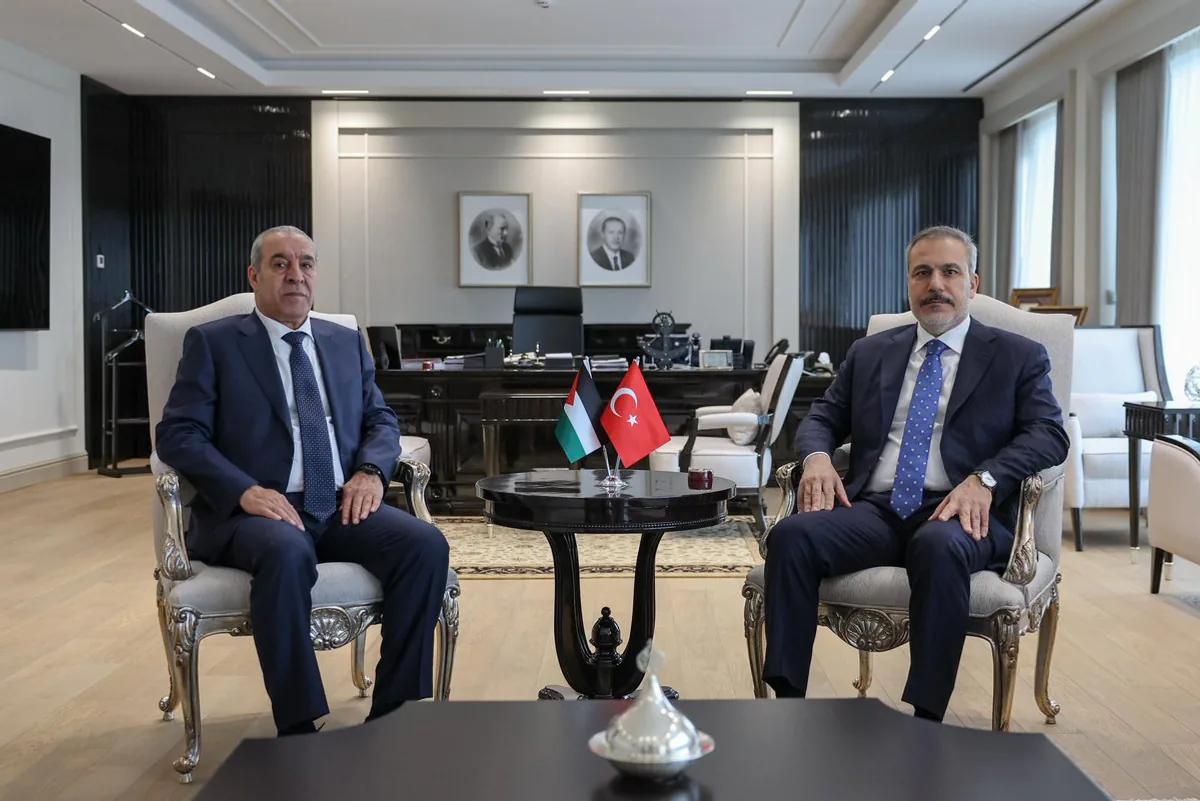 Dışişleri Bakanı Fidan, Filistin Kurtuluş Örgütü Temsilcisiyle Görüşme Yaptı Dışişleri Bakanı Fidan, Filistin Kurtuluş Örgütü Temsilcisiyle Görüşme Yaptı
