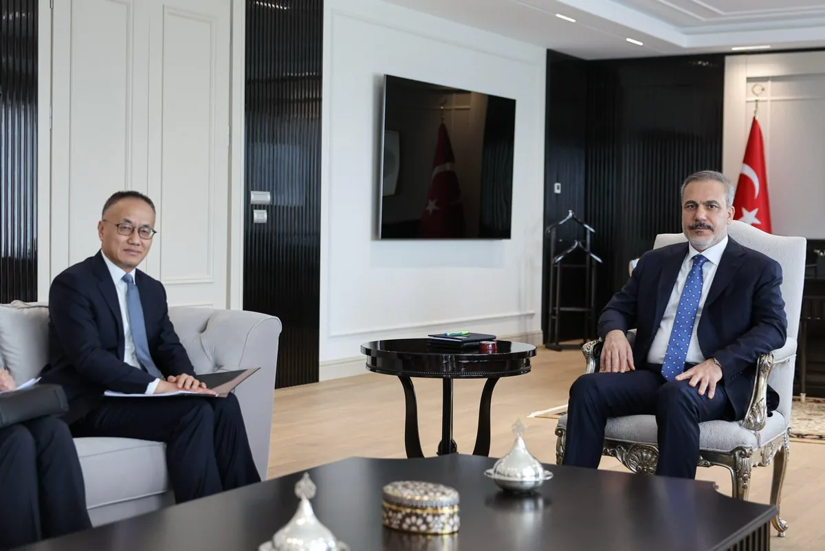 Dışişleri Bakanı Fidan, Çinli Muhatabıyla Ankara'da Bir Araya Geldi Dışişleri Bakanı Fidan, Çinli Muhatabıyla Ankara'da Bir Araya Geldi