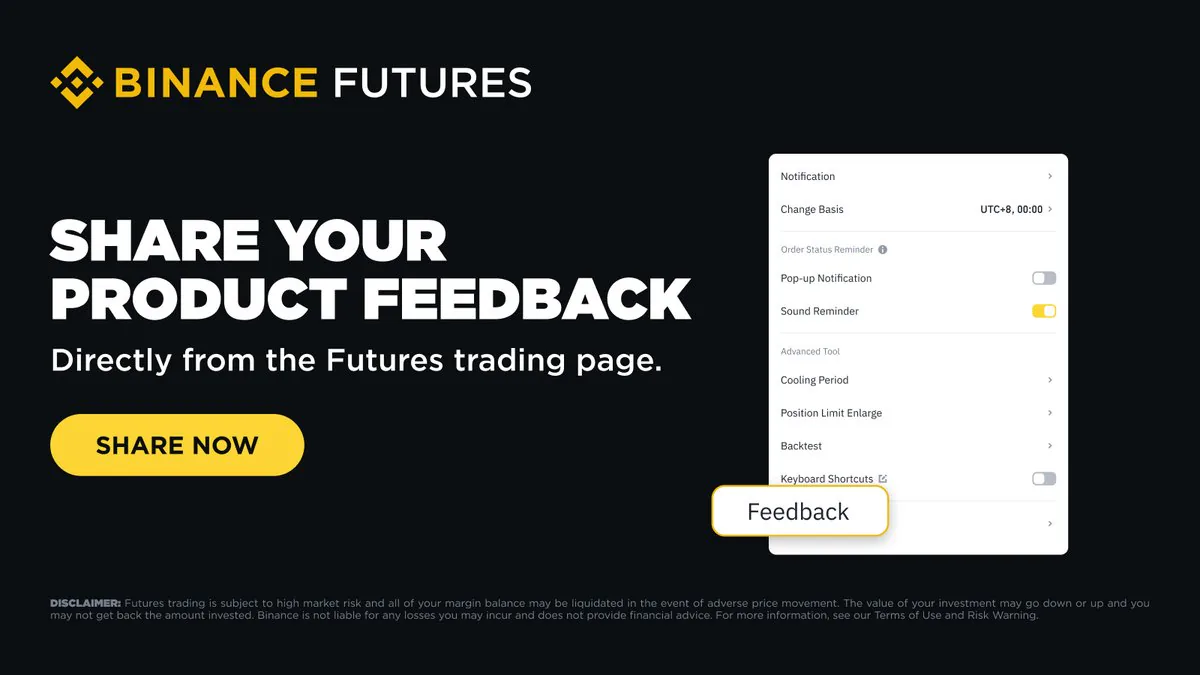 Binance, Kullanıcılardan Gelecek Vasıtasıyla Geri Bildirim İstiyor Binance, Kullanıcılardan Gelecek Vasıtasıyla Geri Bildirim İstiyor