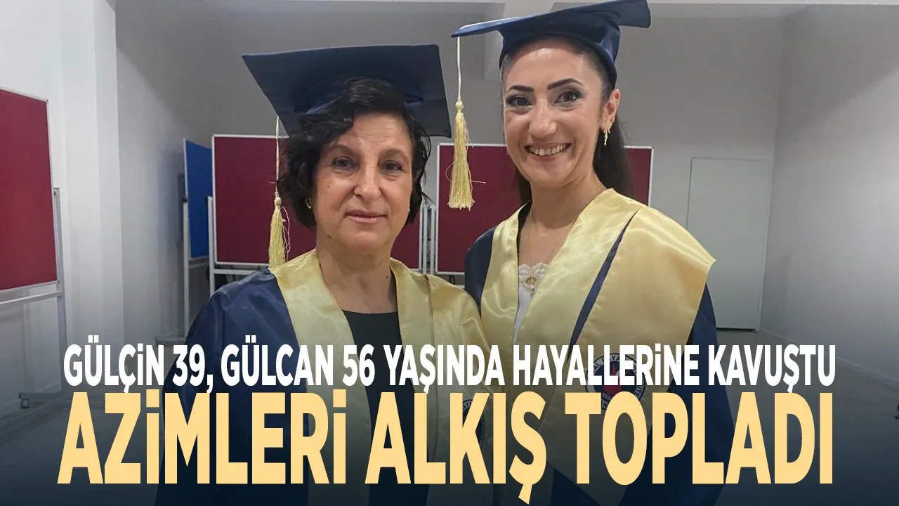 Alaşehir'de Azim Zaferi: 39 ve 56 Yaşındaki İki Kadın Üniversite Diplomasını Aldı