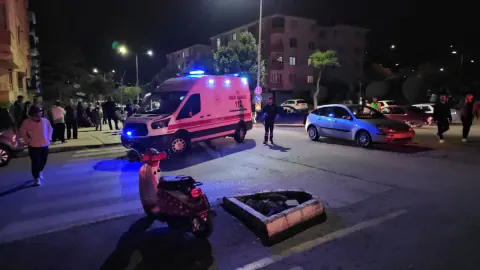 Çorum Sanayi Bölgesinde Kaza: Motosiklet Sürücüsü Yaralandı