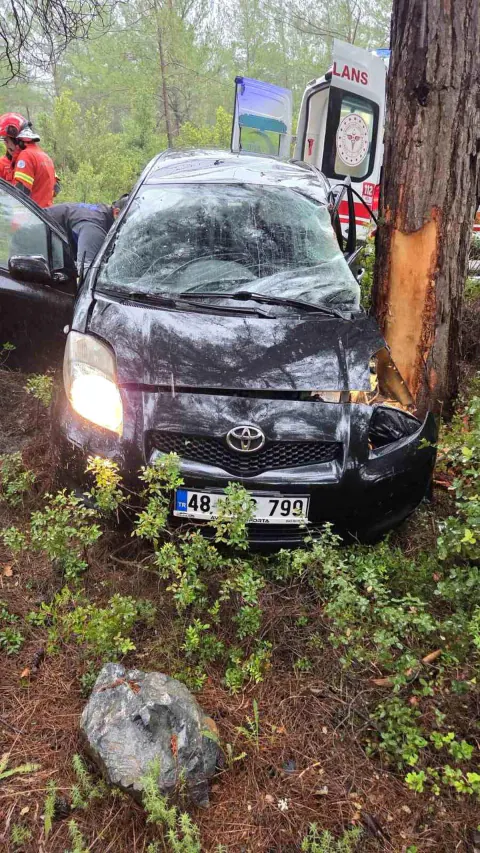 Bilecik'te Korkutan Kaza: Kontrolden Çıkan Otomobil Ormanlık Alana Uçtu