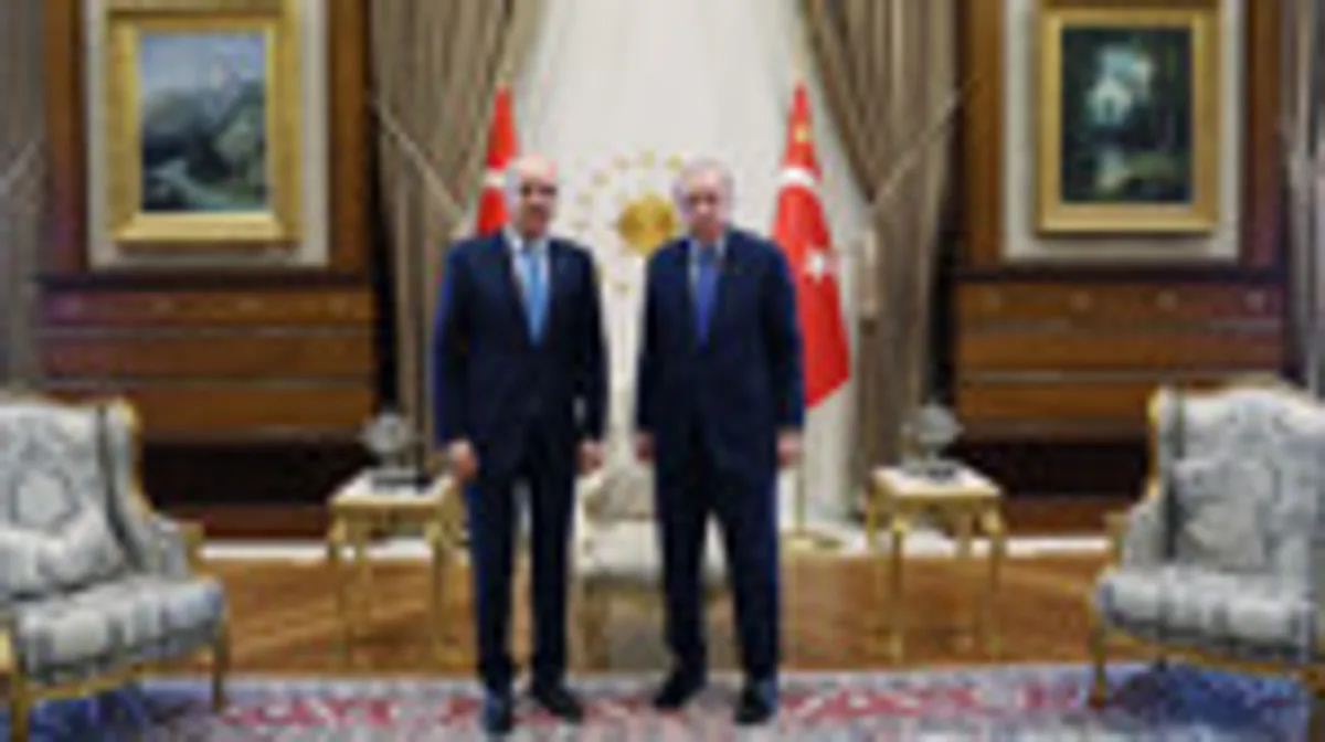 Cumhurbaşkanı Erdoğan ve TBMM Başkanı Kurtulmuş Bir Araya Geldi