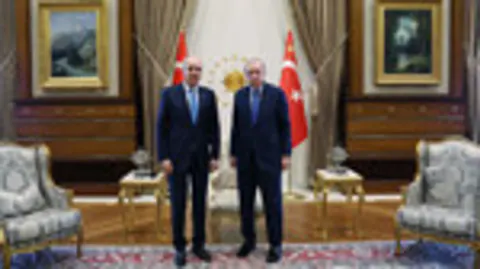 Cumhurbaşkanı Erdoğan ve TBMM Başkanı Kurtulmuş Bir Araya Geldi