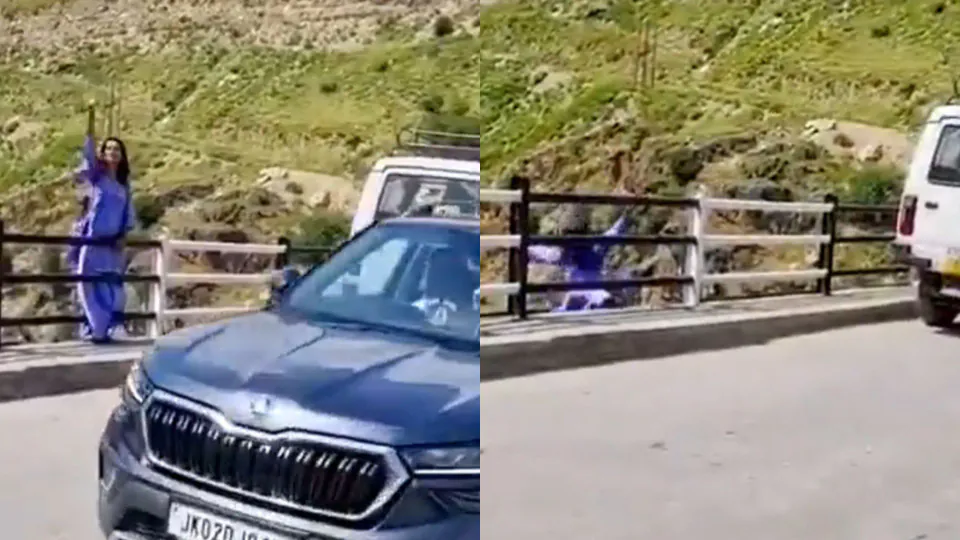 Chenab Nehri'ne Atlayan Kadının Son Anları Kameraya Yazıldı: 'Bye Bye Papa' görseli