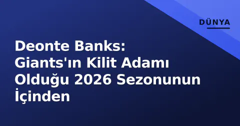 Deonte Banks: Giants'ın Kilit Adamı Olduğu 2026 Sezonunun İçinden