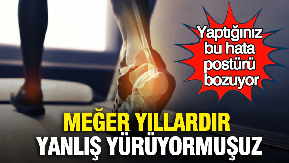 Yürüyüşte yapılan kritik hata: Bel ağrısı ve duruş bozukluğuna yol açıyor görseli