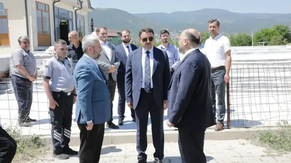 Kütahya'da Dini İhtisas Merkezi Camii'nin inşaat süreci hızlandı görseli
