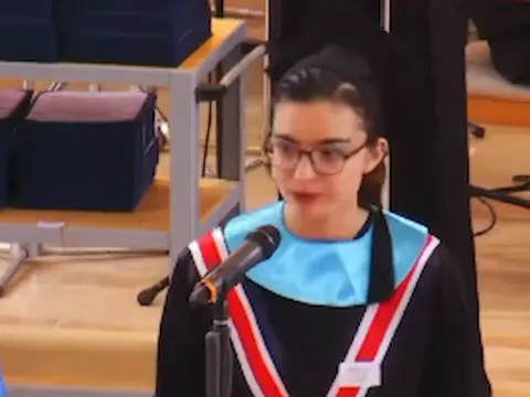Bilkent Üniversitesi mezuniyet töreninde dikkat çeken konuşma