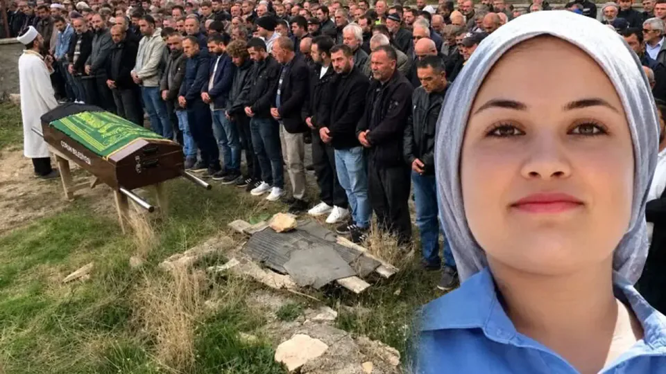 Sıklık Mevkii kazasında ölen Ebru Ceylan, Konaklı Köyünde babasının yanına defnedildi görseli
