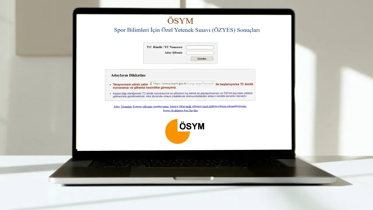 ÖZYES 2026 Sonuçları Açıklandı: ÖSYM AIS ve e-Devlet'ten Sorgulama İşlemleri Başladı
