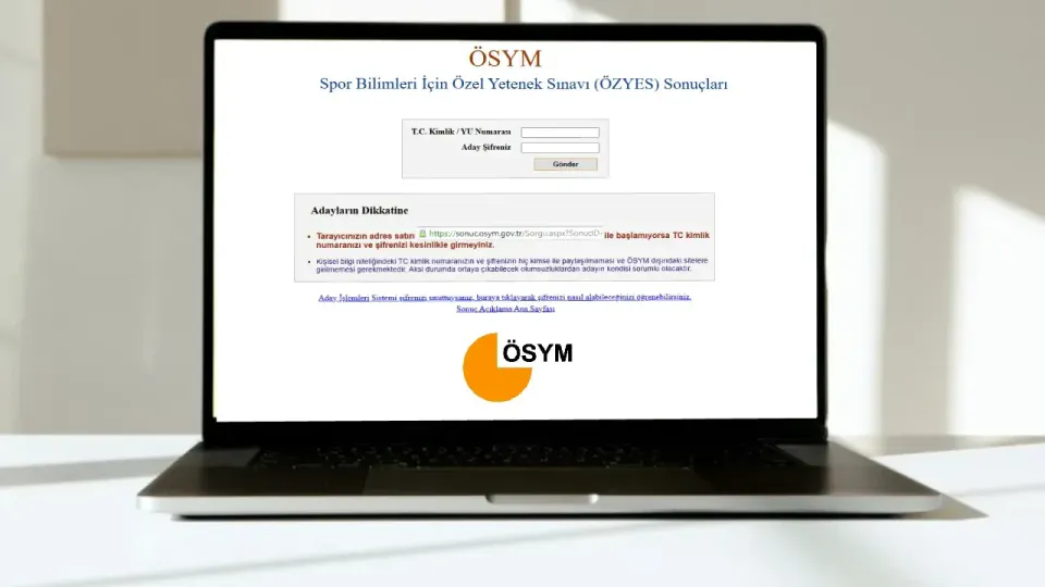 ÖZYES 2026 Sonuçları Açıklandı: ÖSYM AIS ve e-Devlet'ten Sorgulama İşlemleri Başladı