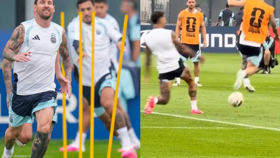 Arjantin'de Dünya Kupası Finali Öncesi Messi Paniği: Otamendi'den Tehlikeli Müdahale görseli