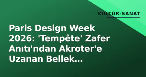 Paris Design Week 2026: 'Tempête' Zafer Anıtı'ndan Akroter'e Uzanan Bellek Fırtınası Oldu