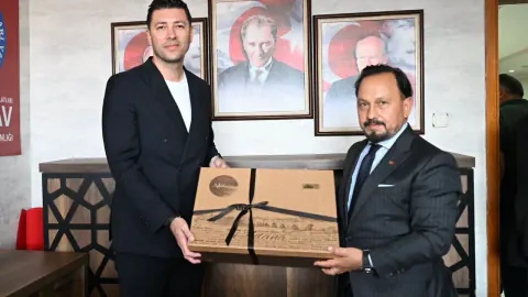 Sarıçam Belediyesi'nden TÜRKAV Yeni İl Başkanı Kadir Gül'e Hayırlı Olsun Ziyareti