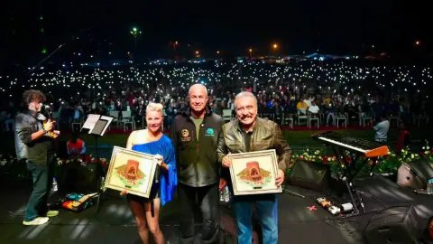 Gökbel Yağlı Pehlivan Güreşleri'nde Ümit Besen ve Pamela Konseri