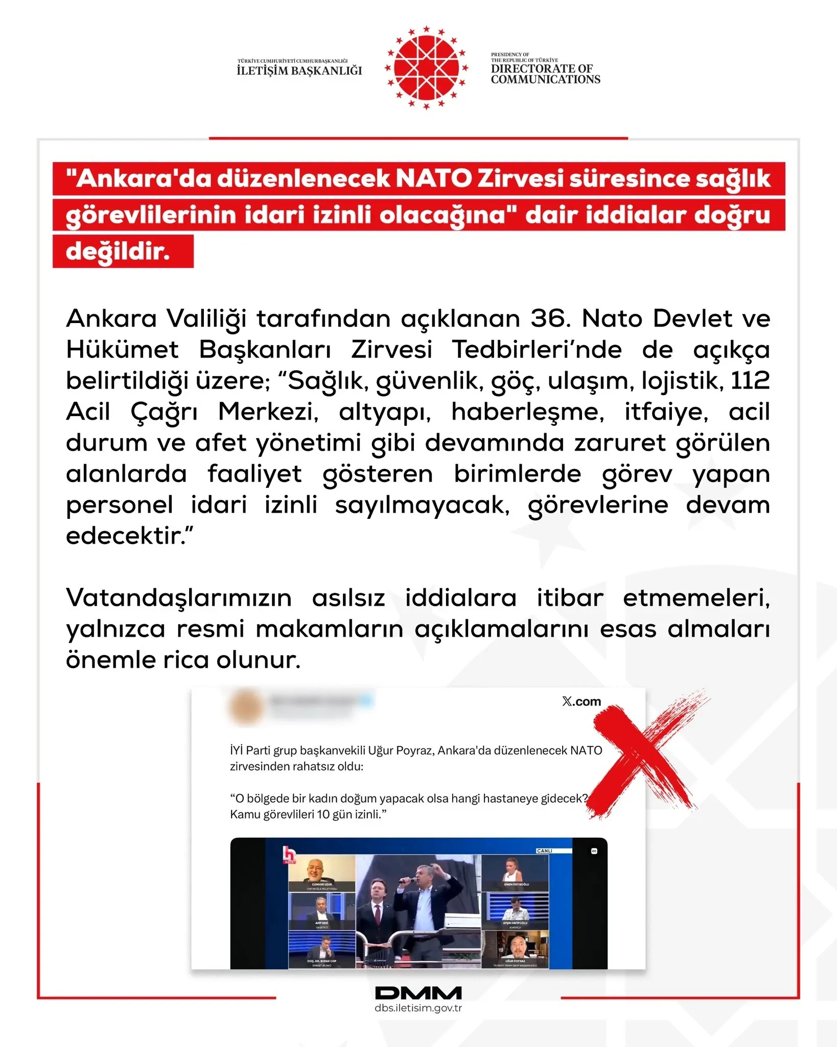 Ankara'da NATO Zirvesi Nedeniyle Sağlık Hizmetleri Duracak mı? Ankara'da NATO Zirvesi Nedeniyle Sağlık Hizmetleri Duracak mı?