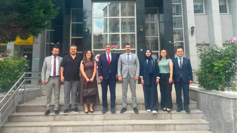 Çorum Barosu'ndan Adalet Komisyonu Başkanı Mehmet Kurt'a Ziyaret