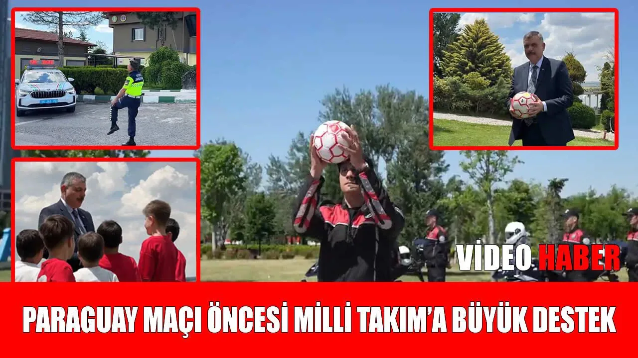 İçişleri Bakanlığı'ndan Milli Takım'a Paraguay Maçı Öncesi Tam Destek İçişleri Bakanlığı'ndan Milli Takım'a Paraguay Maçı Öncesi Tam Destek