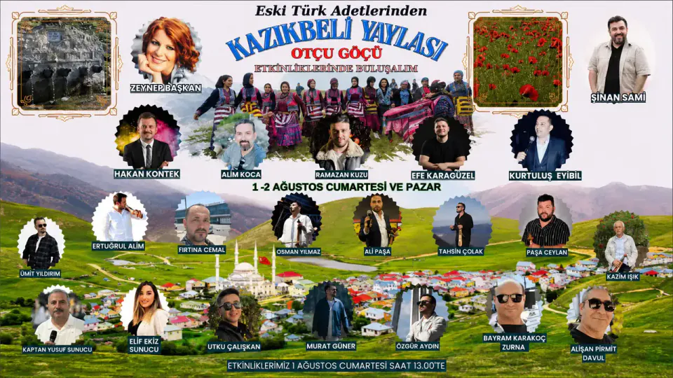 Kazıkbeli Yaylası'nda Asırlık Otçu Göçü Geleneği 1-2 Ağustos'ta Başlıyor görseli