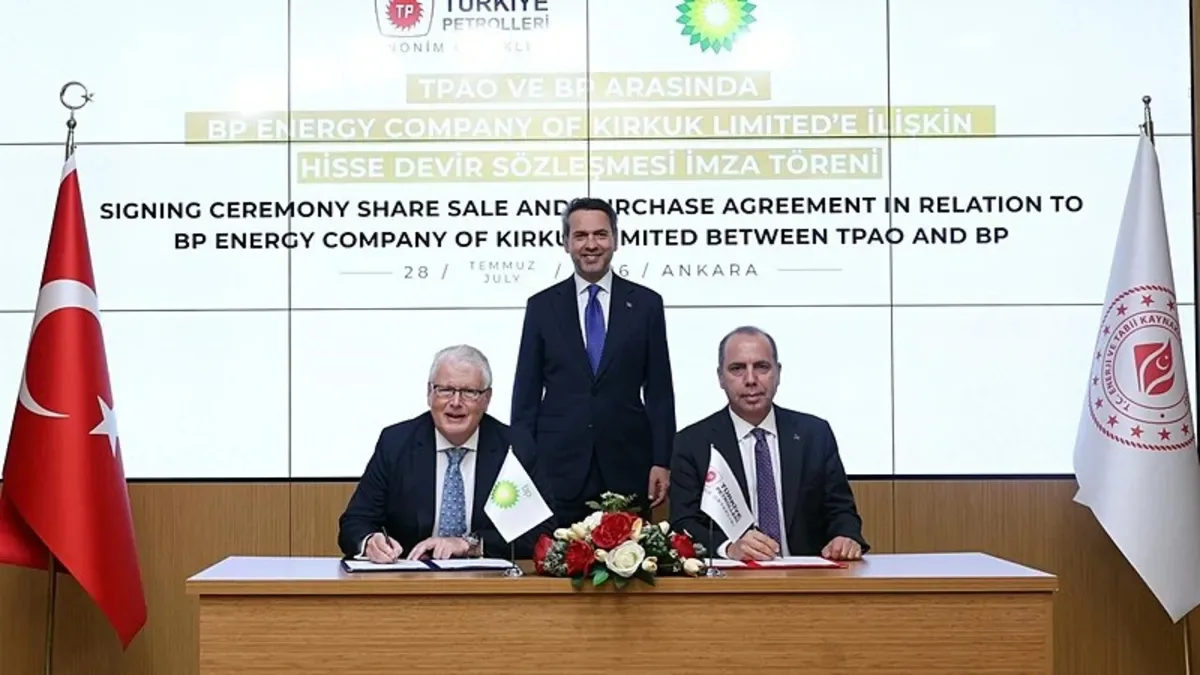 Türkiye Kerkük Petrol Sahalarında Stratejik Ortaklık ve Enerji Vizyonu