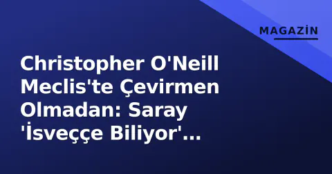 Christopher O'Neill Meclis'te Çevirmen Olmadan: Saray 'İsveççe Biliyor' Onayı Verdi