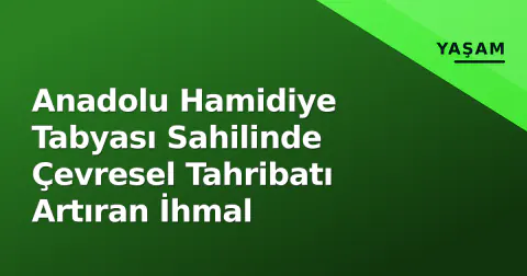 Anadolu Hamidiye Tabyası Sahilinde Çevresel Tahribatı Artıran İhmal
