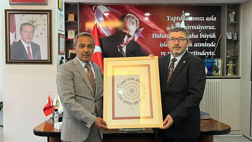 Bilecik Şeyh Edebali Üniversitesi Rektörü Kaplanclıklı, Yenipazar Belediyesi'ni Ziyaret Etti görseli
