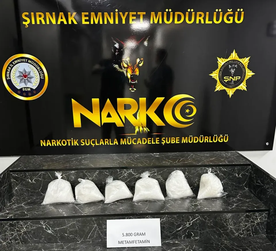 Şırnak'ta Tırda 5 Kilo 800 Gram Sentetik Uyuşturucu Ele Geçirildi görseli