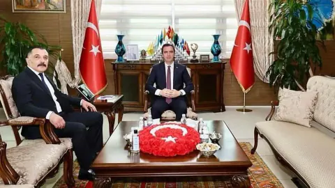 Bitlis'in Yeni Emniyet Müdürü Hikmet Ataman Göreve Başladı, Vali Karakaya ile Görüştü